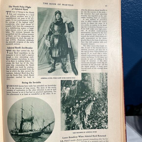 Vintage 1931 The Book of Marvels By Henry Smith William Book - Picture 9 of 10